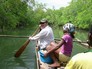 En pirogue dans la mangrove...