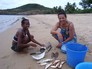 Pêche surfcasting aux iles Mitsio par Marie-France et Honorée...